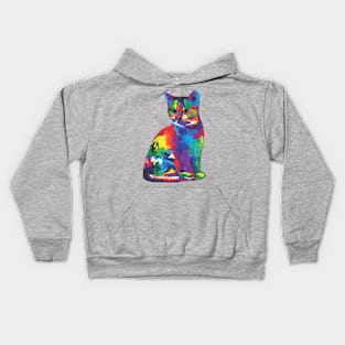 Cat t shirt Kids Hoodie